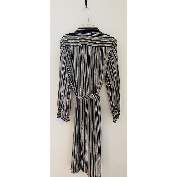 Vintage 60s Schrader Sport New York City USA Made Striped Belted Shirtdress - Picture 6 of 6